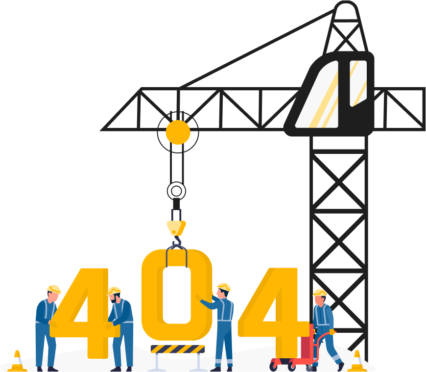 404 Fout Illustratie